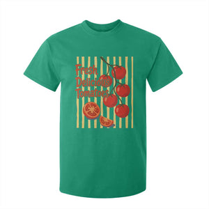 Subtle FDT T Shirt For Kid Fresh Delicious Tomatoes Striped Retro Vintage 80s Subtle FDT