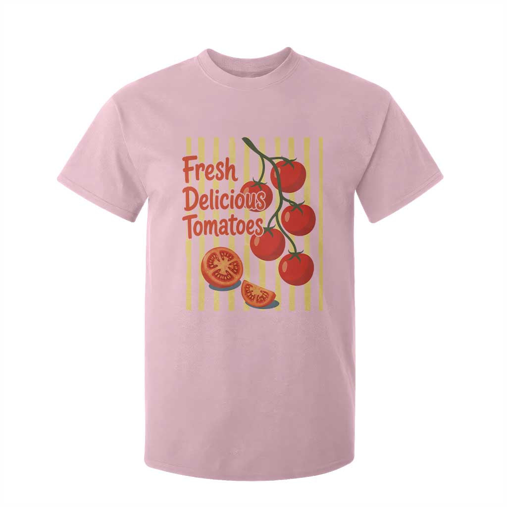 Subtle FDT T Shirt For Kid Fresh Delicious Tomatoes Striped Retro Vintage 80s Subtle FDT