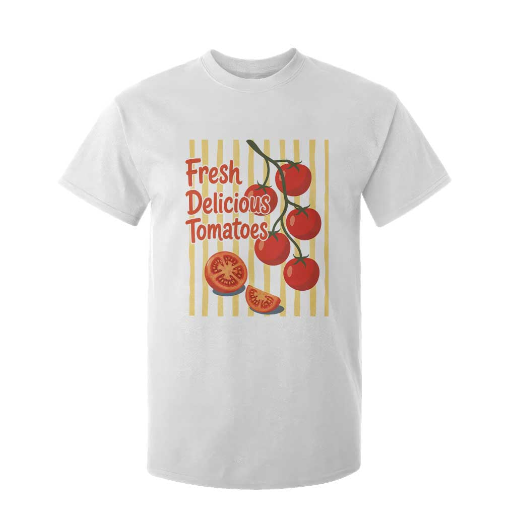 Subtle FDT T Shirt For Kid Fresh Delicious Tomatoes Striped Retro Vintage 80s Subtle FDT