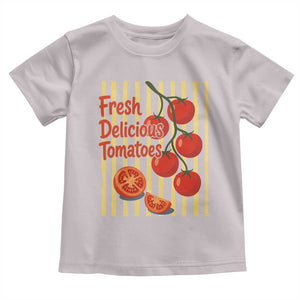Subtle FDT Toddler T Shirt Fresh Delicious Tomatoes Striped Retro Vintage 80s Subtle FDT