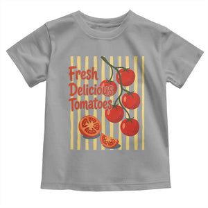 Subtle FDT Toddler T Shirt Fresh Delicious Tomatoes Striped Retro Vintage 80s Subtle FDT