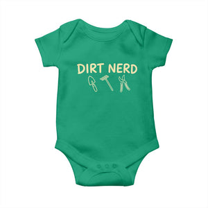 Dirt Nerd Baby Onesie Funny Gardening Lover Gardener