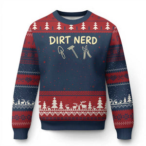 Dirt Nerd Ugly Christmas Sweater Funny Gardening Lover Gardener