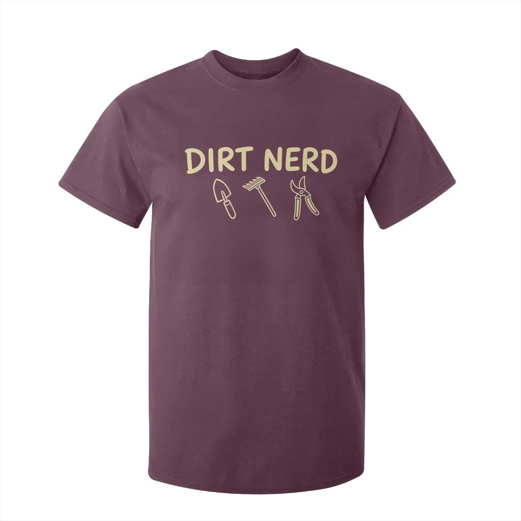 Dirt Nerd T Shirt For Kid Funny Gardening Lover Gardener