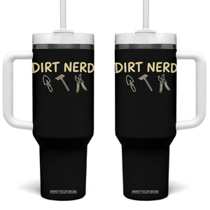 Dirt Nerd Tumbler With Handle Funny Gardening Lover Gardener