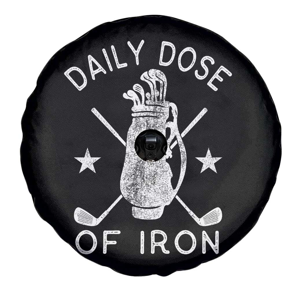 Funny Golfer Spare Tire Cover Daily Dose of Iron Golf TS10 Print Your Wear
