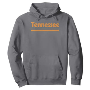 Vintage Tennessee Hoodie Retro Classic TN Orange Print Retro Three Stripe