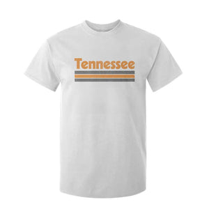 Vintage Tennessee T Shirt For Kid Retro Classic TN Orange Print Retro Three Stripe