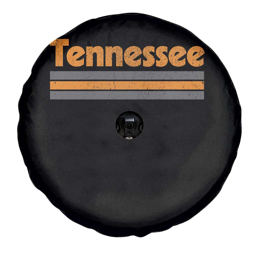 Vintage Tennessee Spare Tire Cover Retro Classic TN Orange Print Retro Three Stripe