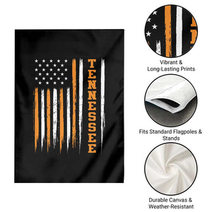 Vintage Tennessee Garden Flag Retro Classic TN Orange Print Retro American Flag