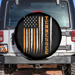 Vintage Tennessee Spare Tire Cover Retro Classic TN Orange Print Retro American Flag