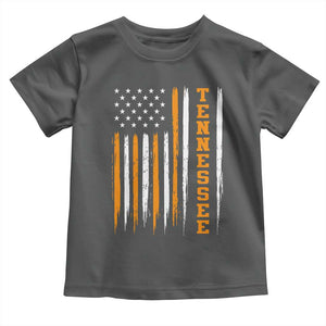 Vintage Tennessee Toddler T Shirt Retro Classic TN Orange Print Retro American Flag
