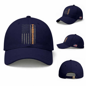 Vintage Tennessee Baseball Cap Retro Orange TN American Flag Patriotic US State