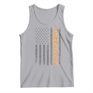 Vintage Tennessee Tank Top Retro Orange TN American Flag Patriotic US State