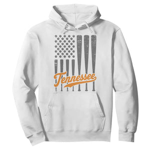 Vintage Tennessee Hoodie Retro Classic TN Orange Print Retro Baseball American US Flag