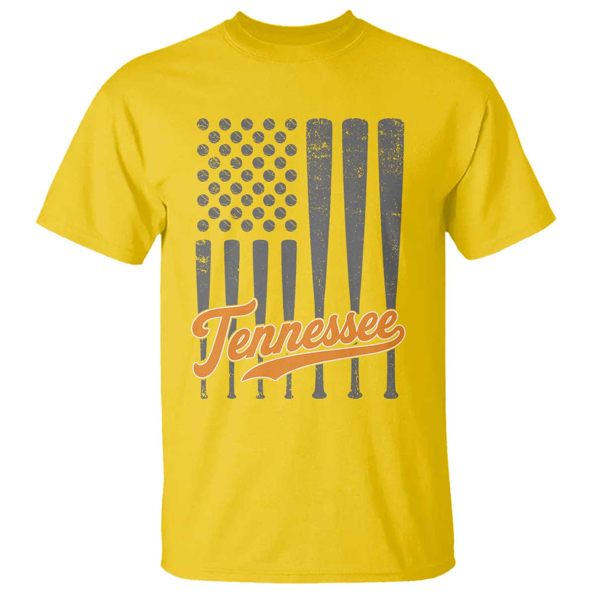 Vintage Tennessee T Shirt Retro Classic TN Orange Print Retro Baseball American US Flag TS10 Daisy Print Your Wear