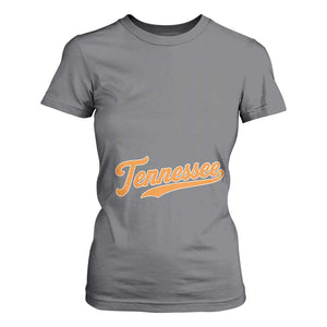 Vintage Tennessee T Shirt For Women Retro Classic TN Orange Print Retro Baseball American US Flag