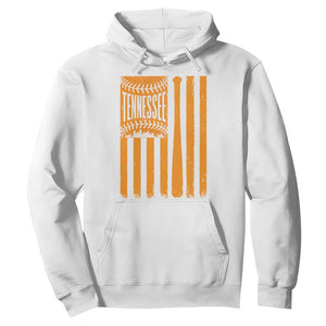Vintage Tennessee Hoodie Retro Classic TN Orange Retro Baseball American US Flag