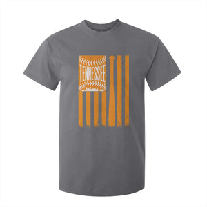 Vintage Tennessee T Shirt For Kid Retro Classic TN Orange Retro Baseball American US Flag