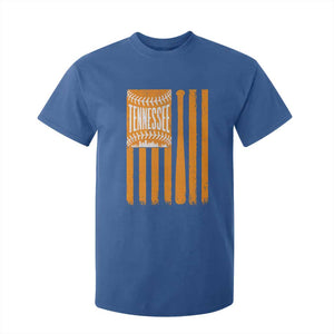 Vintage Tennessee T Shirt For Kid Retro Classic TN Orange Retro Baseball American US Flag
