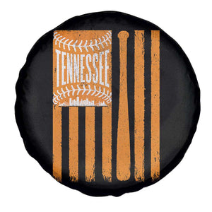 Vintage Tennessee Spare Tire Cover Retro Classic TN Orange Retro Baseball American US Flag