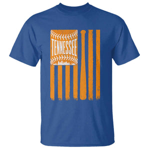 Vintage Tennessee T Shirt Retro Classic TN Orange Retro Baseball American US Flag
