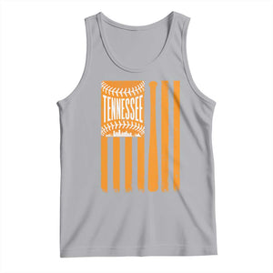 Vintage Tennessee Tank Top Retro Classic TN Orange Retro Baseball American US Flag