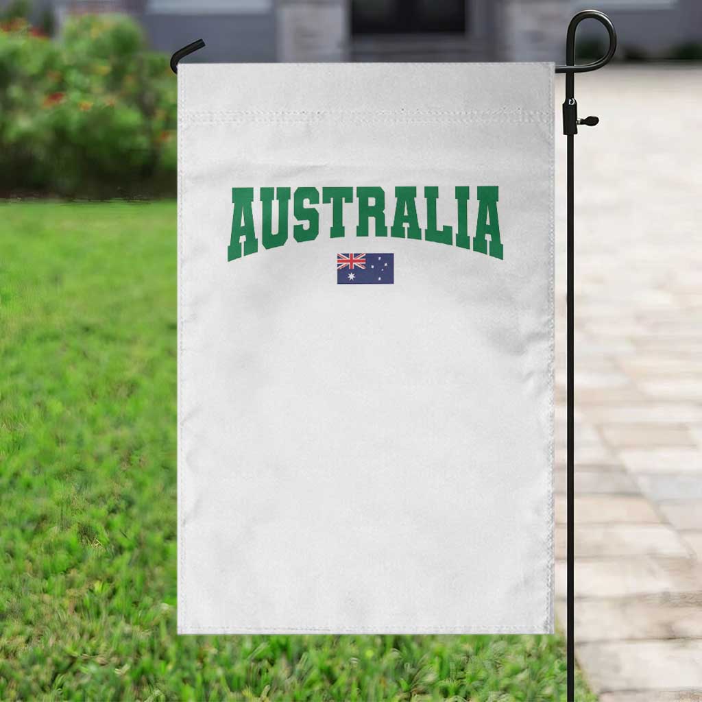 Green Yellow Australia Garden Flag Down Under Team Australia Flag Varsity Lettering Soccer Fans Football Tournament