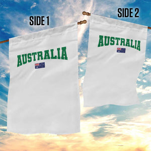 Green Yellow Australia Garden Flag Down Under Team Australia Flag Varsity Lettering Soccer Fans Football Tournament
