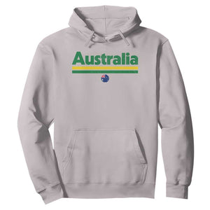 Australia Fan Hoodie Retro Vintage Flag Green Yellow Country Pride Distressed Graphic