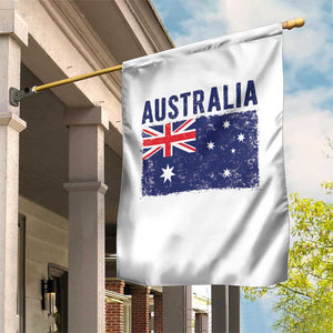 Vintage Australia Flag Garden Flag Distressed Patriotic Country Pride Graphic