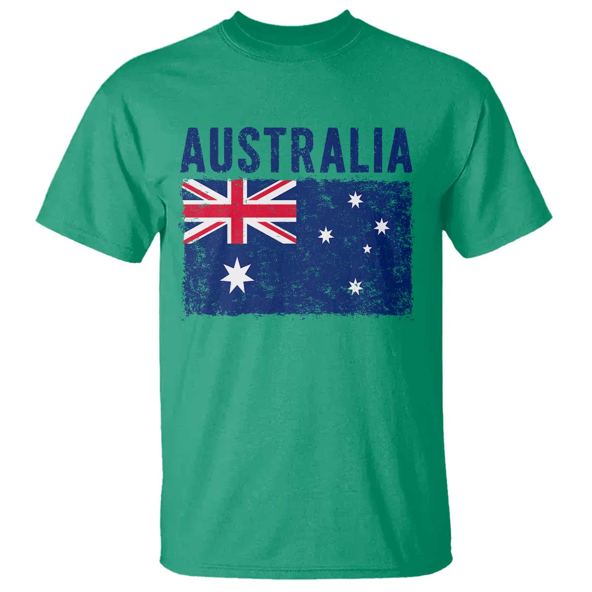 Vintage Australia Flag T Shirt Distressed Patriotic Country Pride Graphic