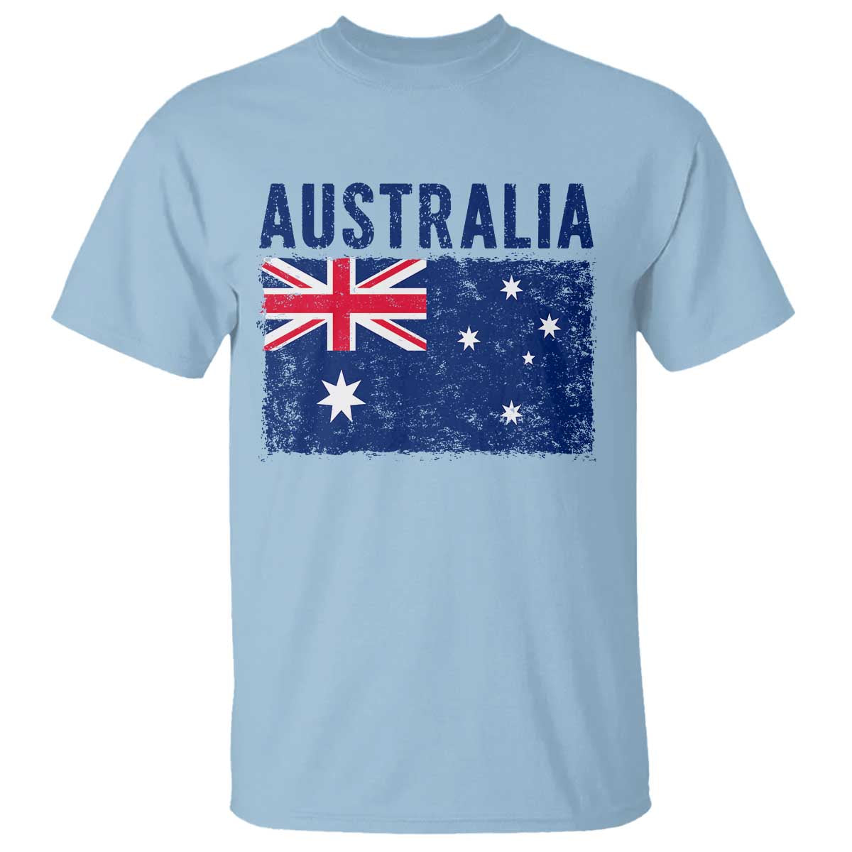 Vintage Australia Flag T Shirt Distressed Patriotic Country Pride Graphic