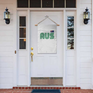 Retro Australia Garden Flag AUS Green Australian Flag Country Pride Graphic