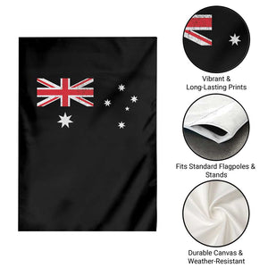 Vintage Australian Flag Garden Flag Australia Distressed Patriotic Southern Cross Country Pride Graphic