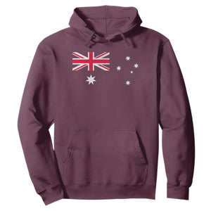 Vintage Australian Flag Hoodie Australia Distressed Patriotic Southern Cross Country Pride Graphic