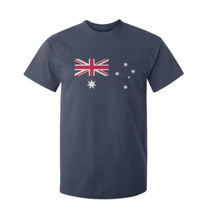 Vintage Australian Flag T Shirt For Kid Australia Distressed Patriotic Southern Cross Country Pride Graphic