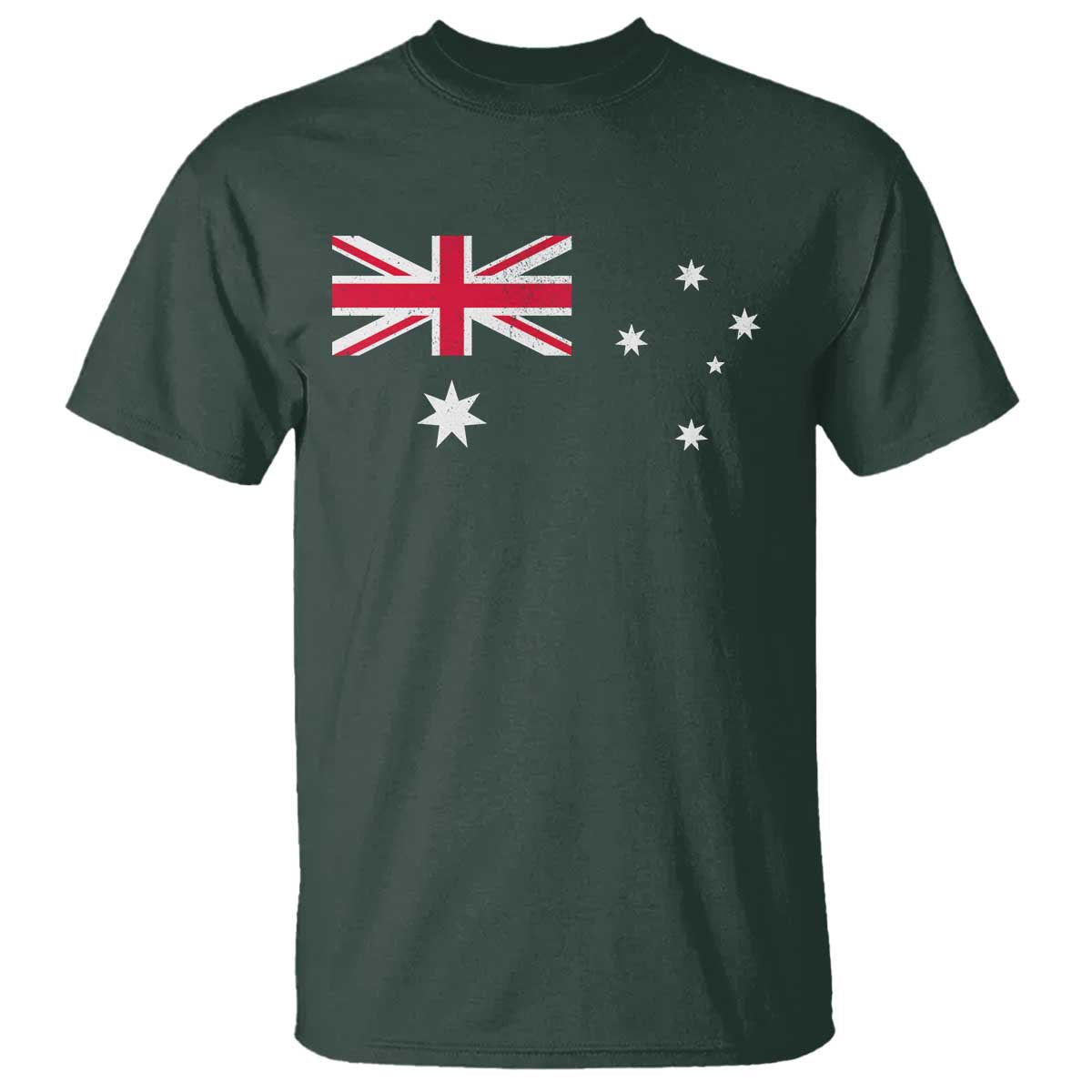 Vintage Australian Flag T Shirt Australia Distressed Patriotic Southern Cross Country Pride Graphic