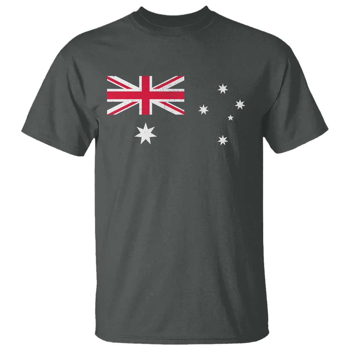 Vintage Australian Flag T Shirt Australia Distressed Patriotic Southern Cross Country Pride Graphic