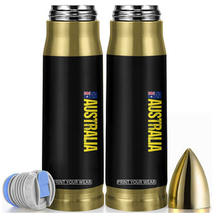 Australia Flag Bullet Tumbler Patriotic Country Pride Vertical Text Graphic