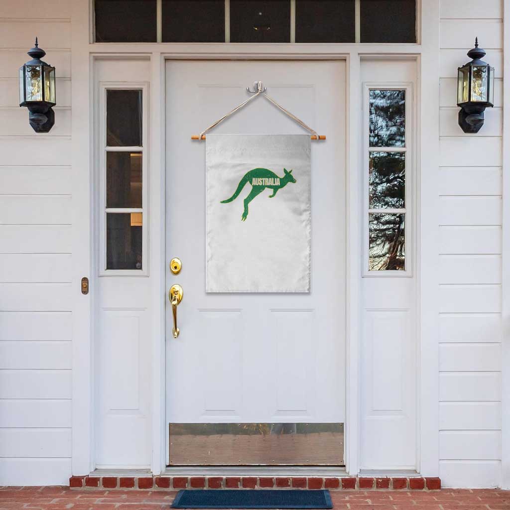 Vintage Kangaroo Australia Garden Flag Patriotic Country Pride Graphic Aussie Roo Kangaroo