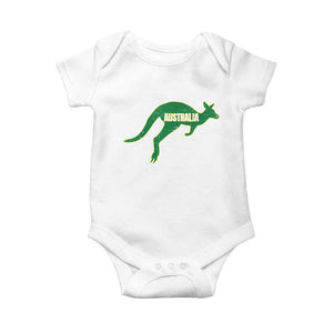 Vintage Kangaroo Australia Baby Onesie Patriotic Country Pride Graphic Aussie Roo Kangaroo