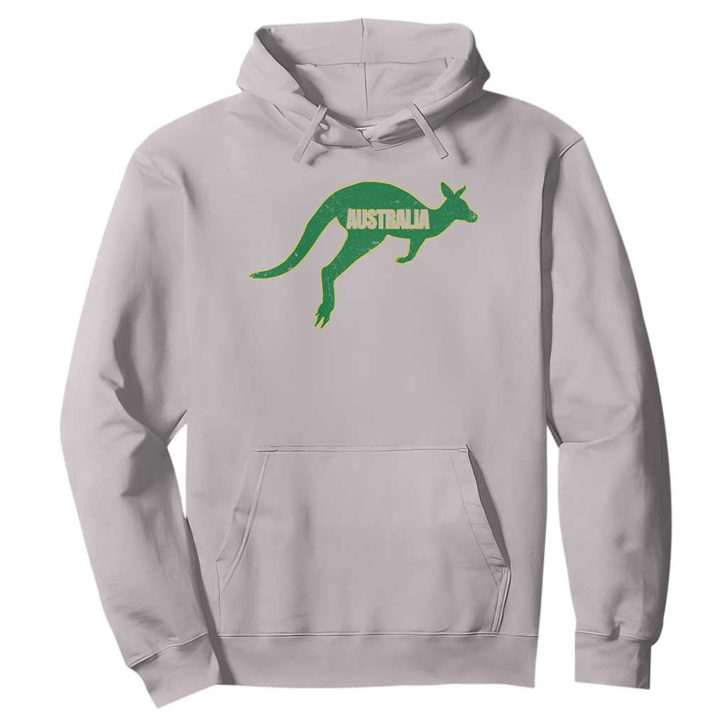 Vintage Kangaroo Australia Hoodie Patriotic Country Pride Graphic Aussie Roo Kangaroo
