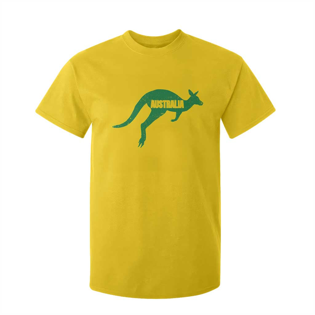 Vintage Kangaroo Australia T Shirt For Kid Patriotic Country Pride Graphic Aussie Roo Kangaroo