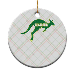 Vintage Kangaroo Australia Ceramic Ornament Patriotic Country Pride Graphic Aussie Roo Kangaroo