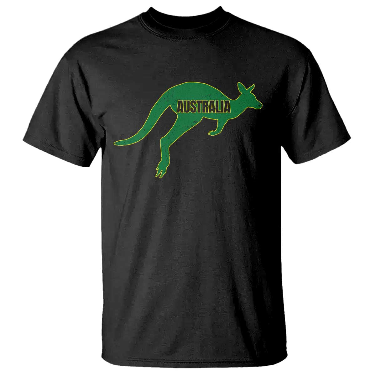 Vintage Kangaroo Australia T Shirt Patriotic Country Pride Graphic Aussie Roo Kangaroo