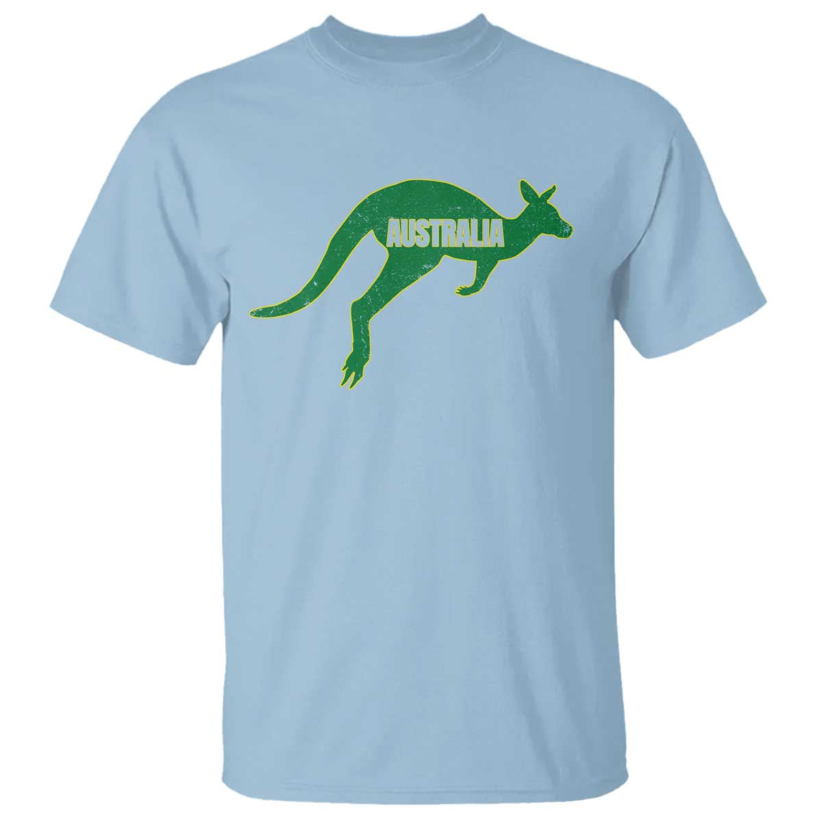 Vintage Kangaroo Australia T Shirt Patriotic Country Pride Graphic Aussie Roo Kangaroo