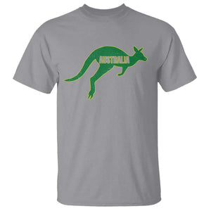 Vintage Kangaroo Australia T Shirt Patriotic Country Pride Graphic Aussie Roo Kangaroo