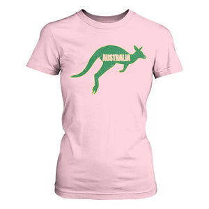 Vintage Kangaroo Australia T Shirt For Women Patriotic Country Pride Graphic Aussie Roo Kangaroo
