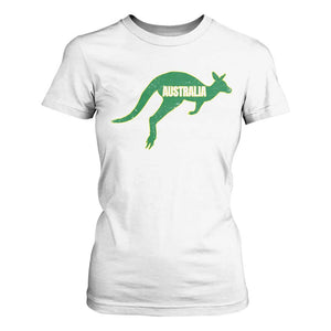 Vintage Kangaroo Australia T Shirt For Women Patriotic Country Pride Graphic Aussie Roo Kangaroo